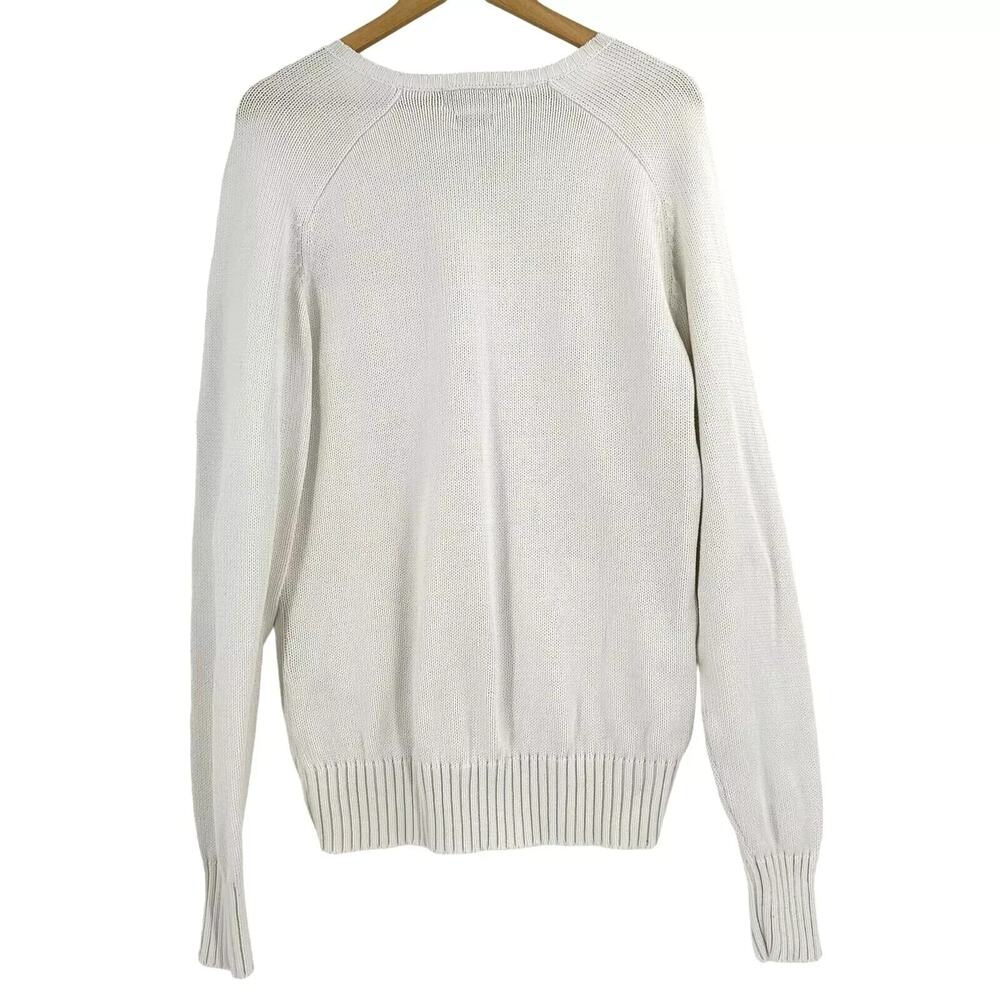 VTG‎ 90s Polo Ralph Lauren V-Neck Sweater XL Preppy Old Money Quiet Luxury Crest - Picture 4 of 8